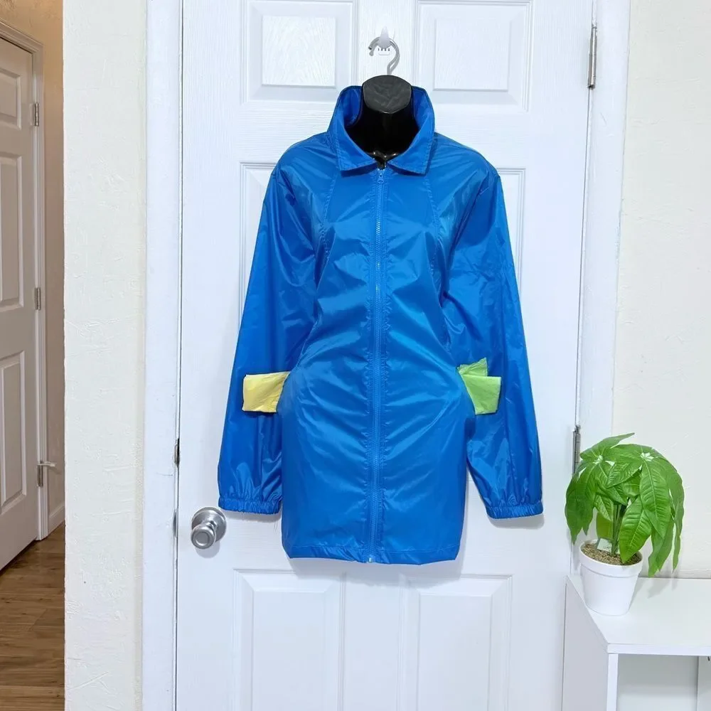 Woman Within Women’s Raincoat in Blue Size 22/24